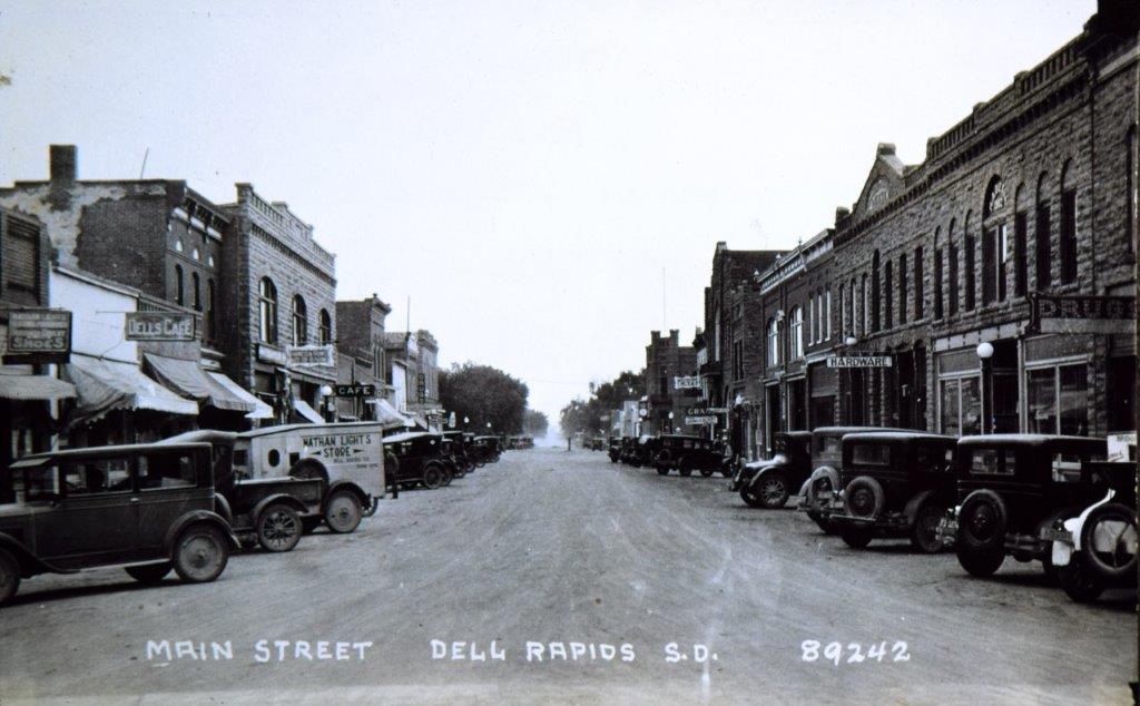 Historic Main Street in Dell Rapids